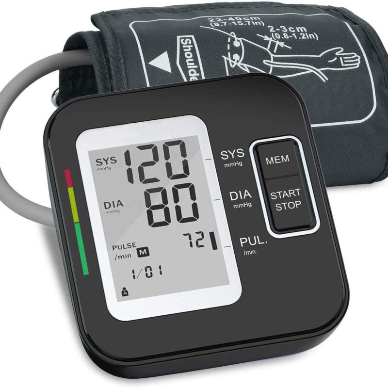 Blood Pressure Monitor-Automatic Upper Arm Blood Pressure Machine Cuff Kit
